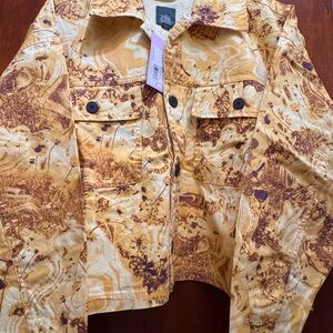 Target Yellow and Brown Utility Jacket